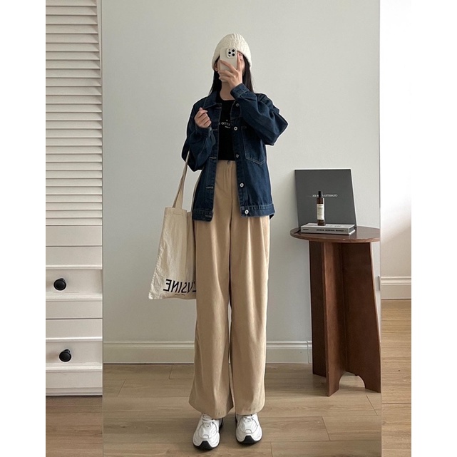 Áo khoác jeans chỉ nổi (Y566) _ A0374