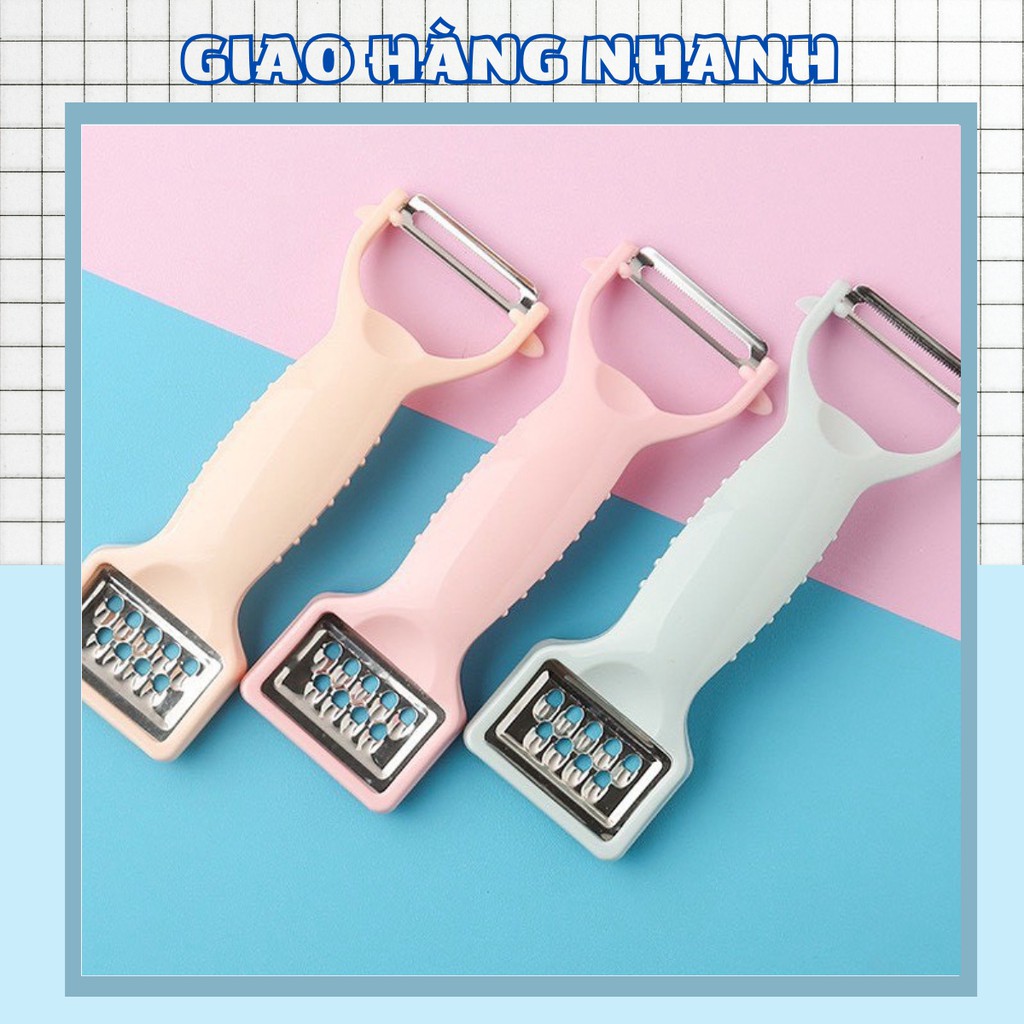 Nạo Gọt Củ Quả Thông Minh 2in1- Nạo Dài 2 Đầu Lúa Mạch 88235 Giao Hàng Nhanh 88