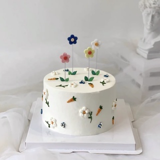 Set 4 Hoa Xốp Trang Trí Bánh