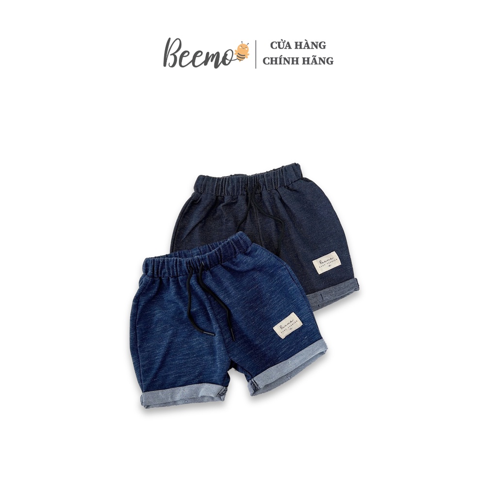 Quần đùi giả Jean cho bé Beemo, chất liệu cotton da cá, mềm mại co dãn B141