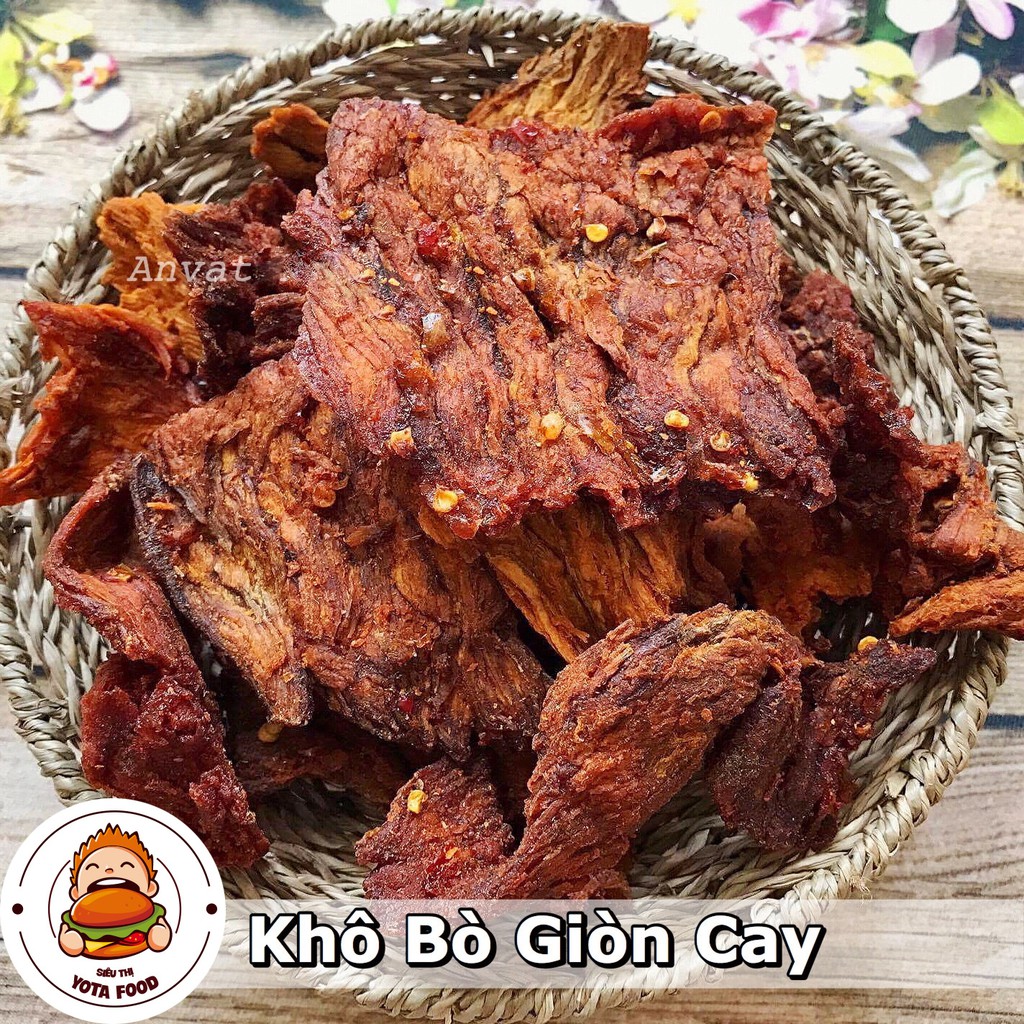 [Mã GRO1505 giảm 8% đơn 250K] [FREESHIP + TẶNG KHÔ GÀ] 500G KHÔ BÒ MIẾNG CAY VỊ TỨ XUYÊN SIÊU NGON