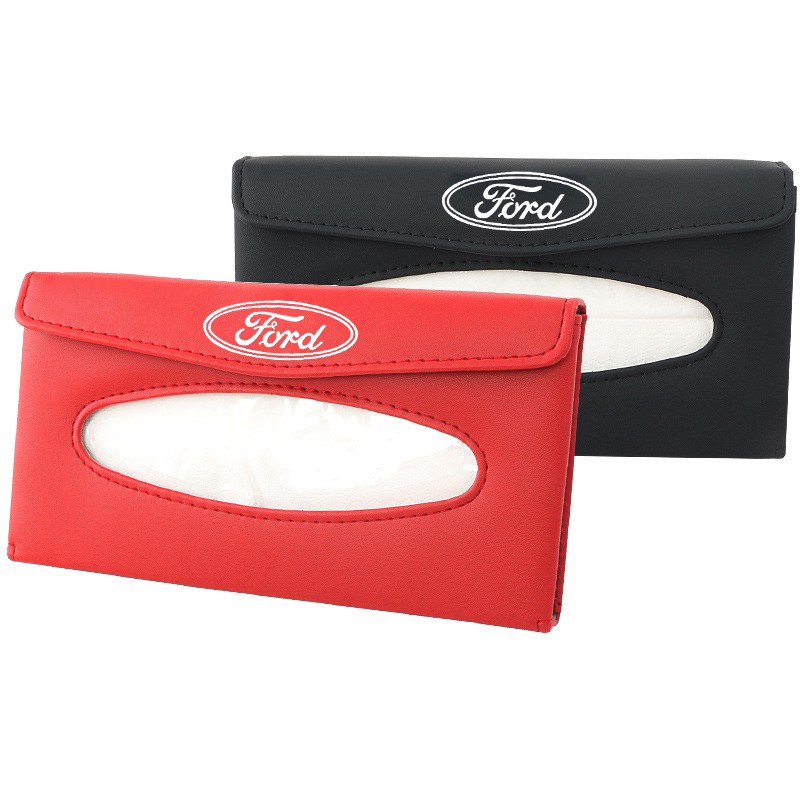 Hộp đựng khăn giấy gắn ô tô tiện dụng cho Ford Mk2 Mk3 Mondeo Mk4 Ranger Everest Focus Fiesta Ecpsport