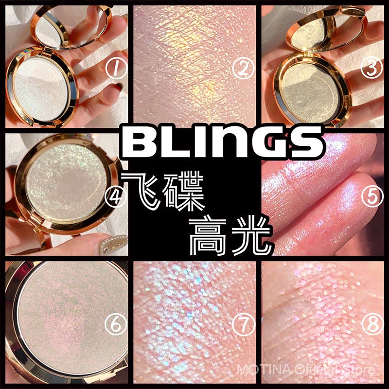 Phấn bắt sáng má hồng trang điểm mềm mịn ánh nhũ phong cách cổ tích thời trang | BigBuy360 - bigbuy360.vn
