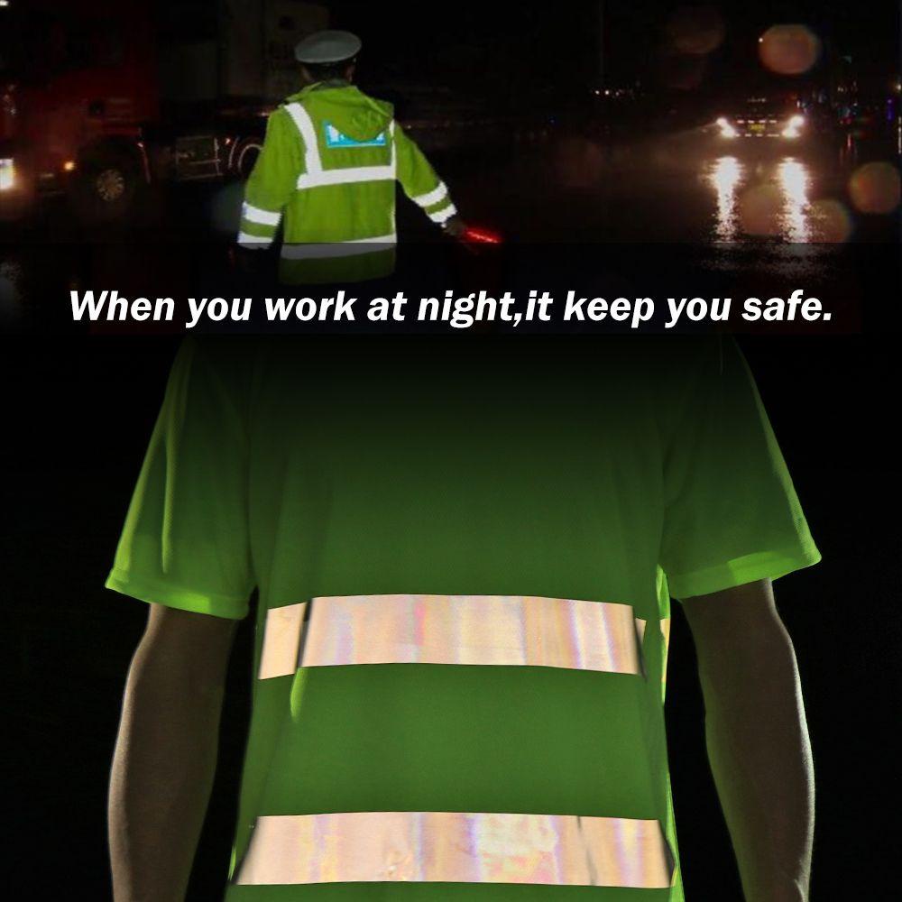 SOFTNESS Áo Thun Công Trường Phản Quang Tốc Độ Cao Không Tay