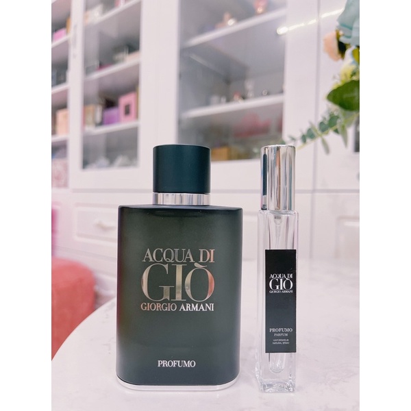 Chiết 10ml Acquadi gio profumo ( giò đen )