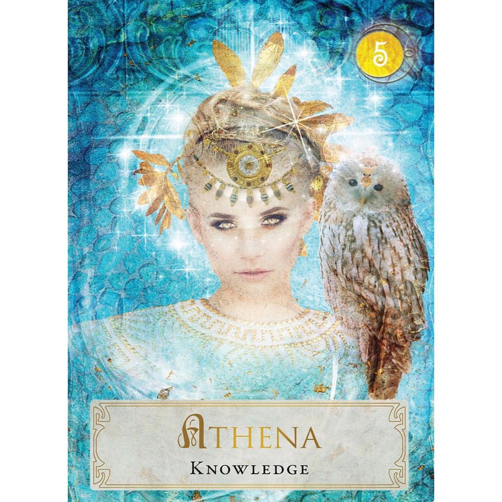 Bộ Bài Goddess Power Oracle - Deluxe Keepsake Edition  - Bài Gốc Authentic Chính Hãng 100%