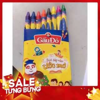 Hộp sáp màu mỳ gấu đỏ
