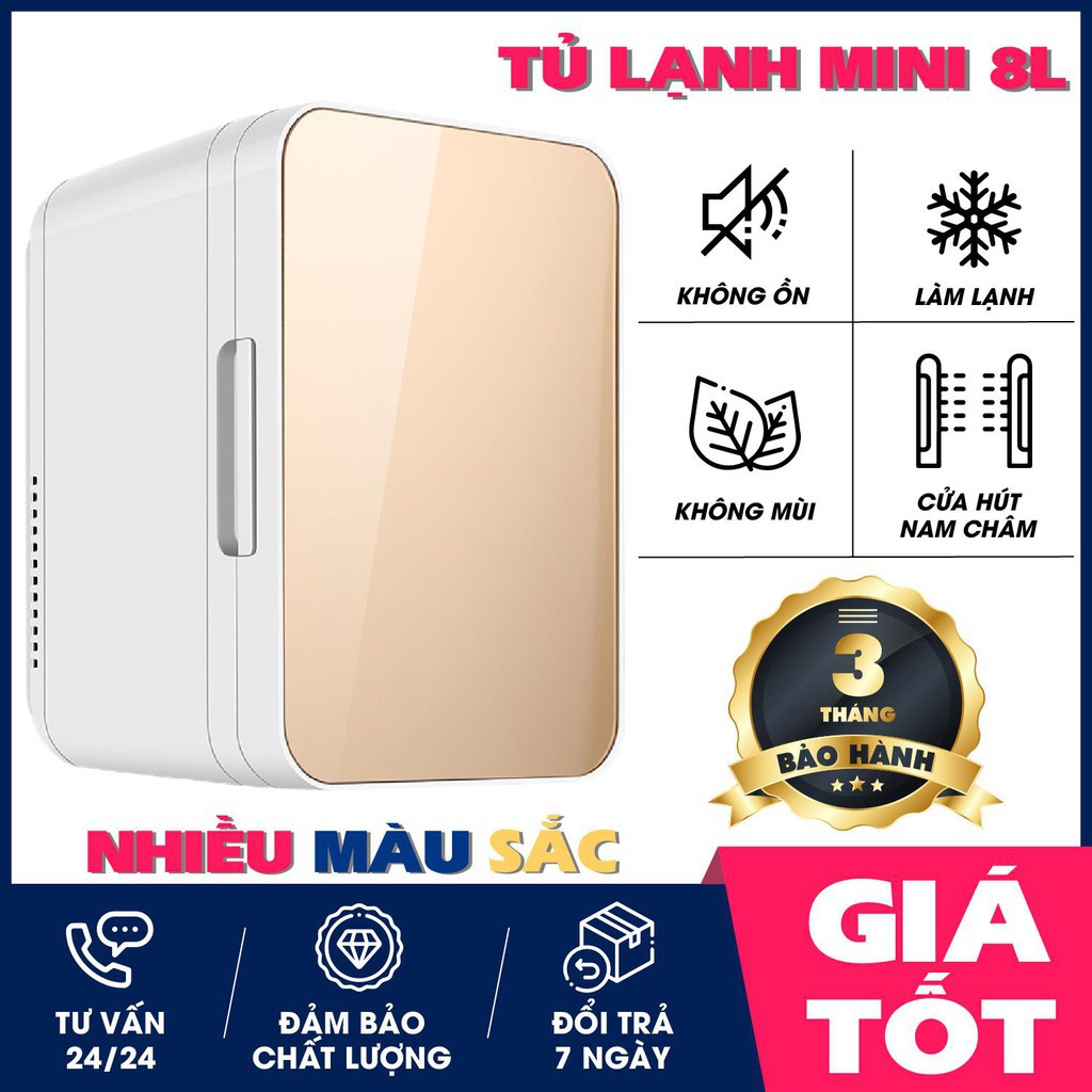 Tủ lạnh mini 8L dùng trên xe oto hoặc gia đình