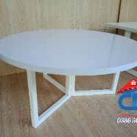 Bàn trà Nhật màu trắng (Giao hàng hỏa tốc)