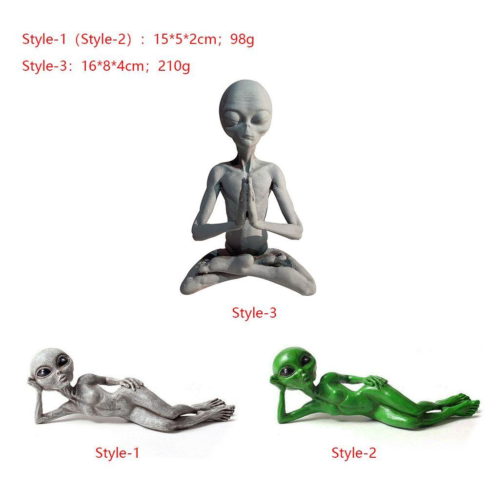 Zaijie Tượng Người Ngoài Hành Tinh Handmade 24 Trang Trí Trong Và Ngoài Nhà