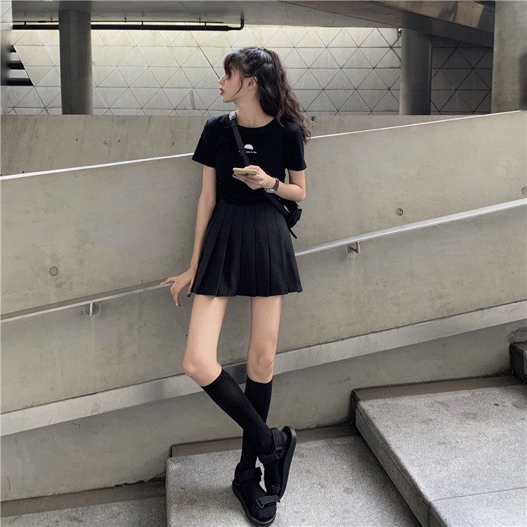 [SẴN] Chân váy xếp ly ngắn Ulzzang Quảng Châu VVN14 | BigBuy360 - bigbuy360.vn