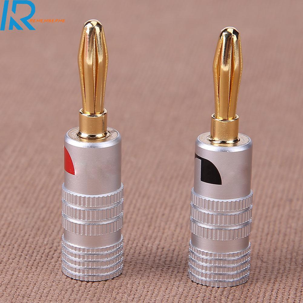 1 Giắc Cắm Loa Mạ Vàng Kích Thước 4mm