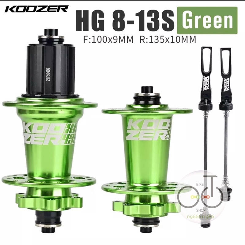 Bộ Hub  Xe đạp trước sau  Koozer XM490 Pro 32 lỗ