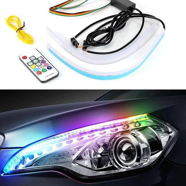 (Hàng Mới Về) Thanh Đèn Led 6.6 > 30cm 45cm 60cm Rgb Sein Chạy Đường Phố 30 45 60 cm