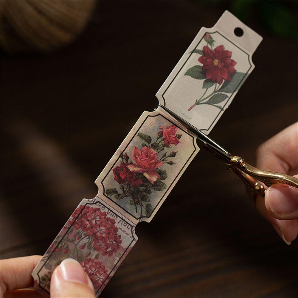 PISTA Miếng Dán Trang Trí Thủ Công Tự Nhiên Phong Cách Retro