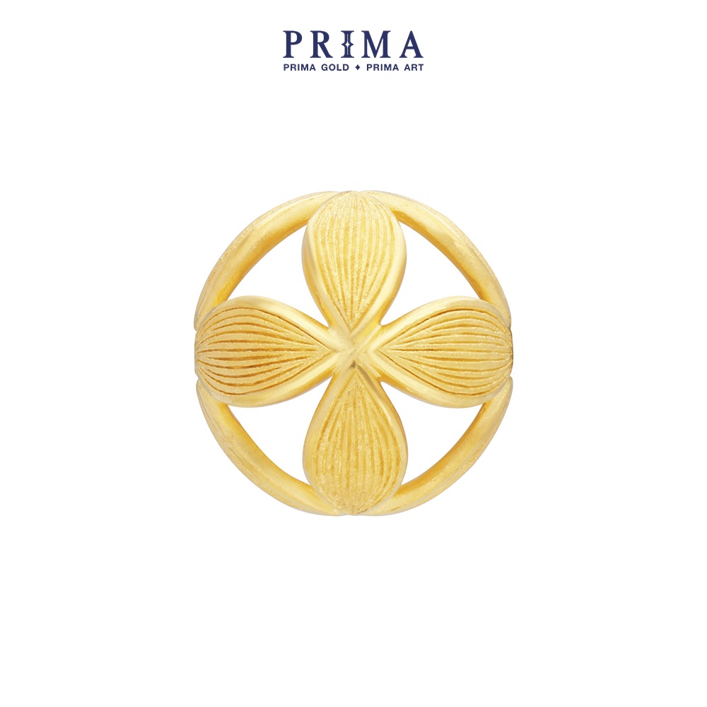 PRIMA Hạt Charm Vàng 24K - BST Meridian - Cỏ bốn lá - 111D0158