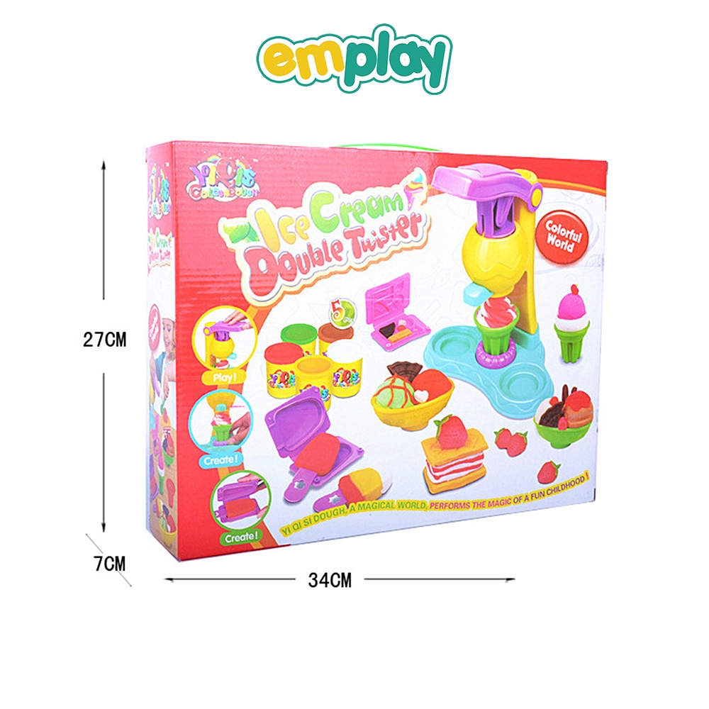 Đất nặn không dính tay an toàn cho bé Emplay