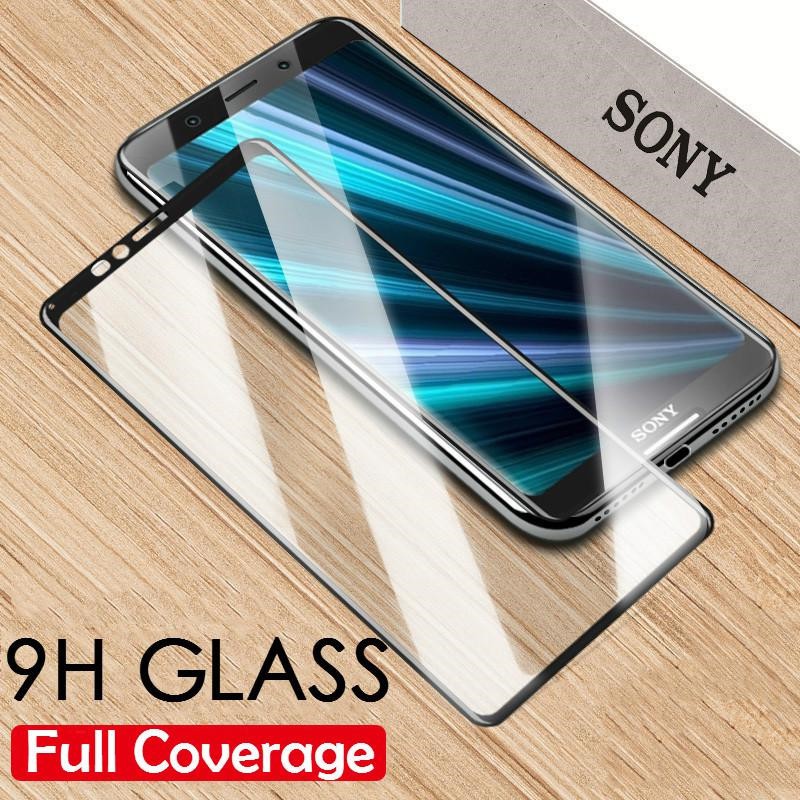 For Sony Xperia XA1 10 Plus 1 5 XZ Premium XZS XZ1 X XZ2 Compact XA XA2 Ultra Full Cover Screen Protector Tempered Glass