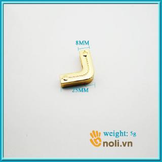 Nẹp góc túi xách có đường vân
