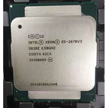 CPU socket 2011 Intel Xeon E5 - 2673 V3, E5 - 2678 V3, 2680 V3, 2690 V3, cpu máy tính chạy main server x99