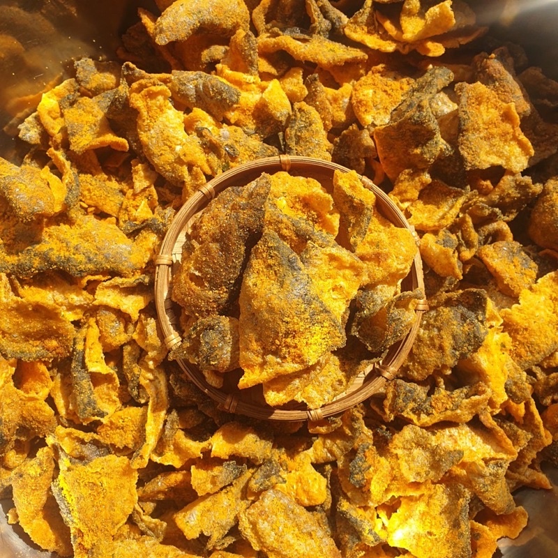 Da Cá Trứng Muối 230gram - Da Cá Ăn Vặt