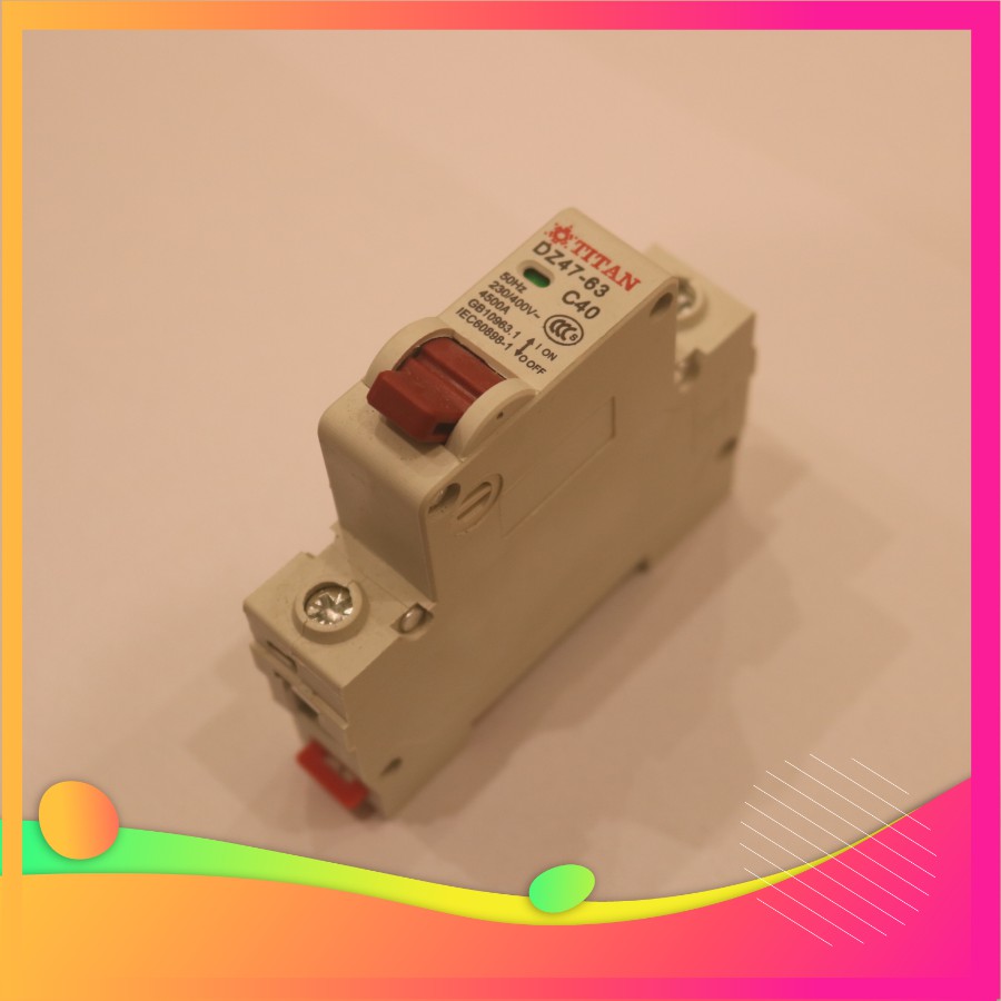 Aptomat 1 Pha Chống Quá Tải 40A Titan