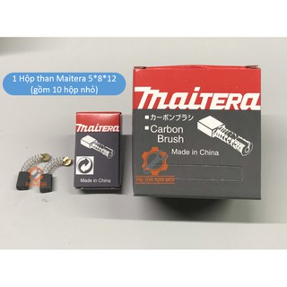 10 hộp chổi than Maitera 5*8*12 lắp được nhiều loại máy thông dụng