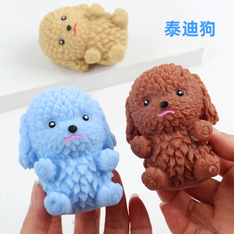 GẤU TEDDY Squishy Mochi ĐỒ CHƠI bóp tay mềm mịn dễ thương chân thực giảm stress co dãn đàn hồi ngộ nghĩnh bóp giải trí