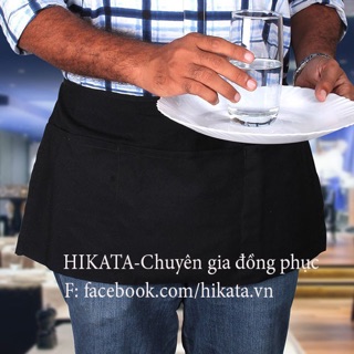 Tạp dề vuông ngắn cho nam phục vụ nhà hàng, khách sạn, quán cafe, kitchen