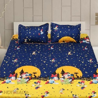 Bộ ga gối poly cotton mickey sao