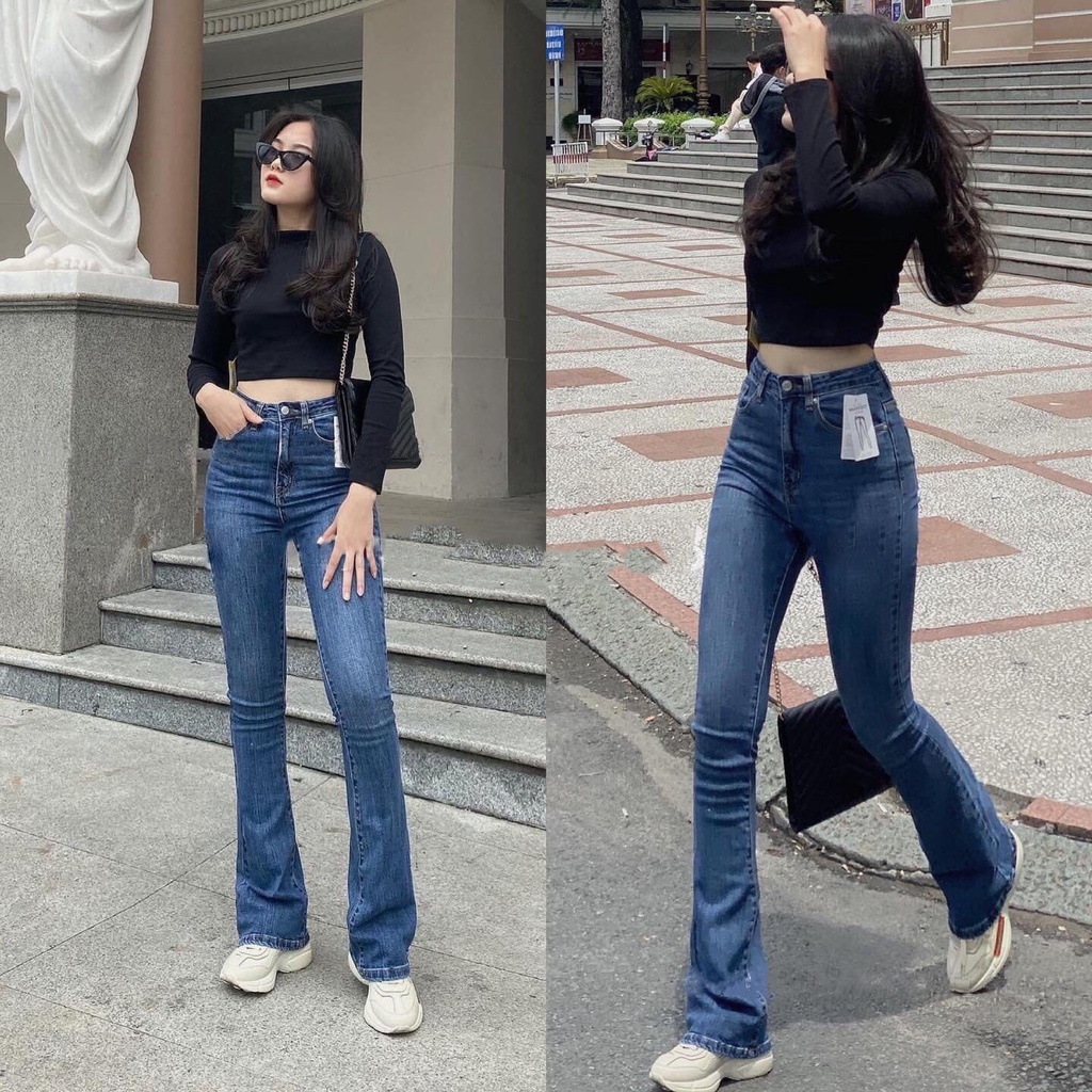 Quần Jean Nữ Ống Loe Bigsize 30-31 (LD01)