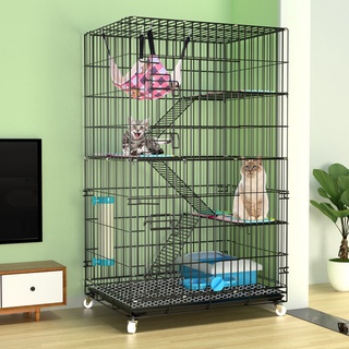  Chuồng mèo 3 tầng LM600 to đẹp giá rẻ bằng sắt Size M cao 90cm Lồng mèo thép sơn tĩnh điện kèm khay 