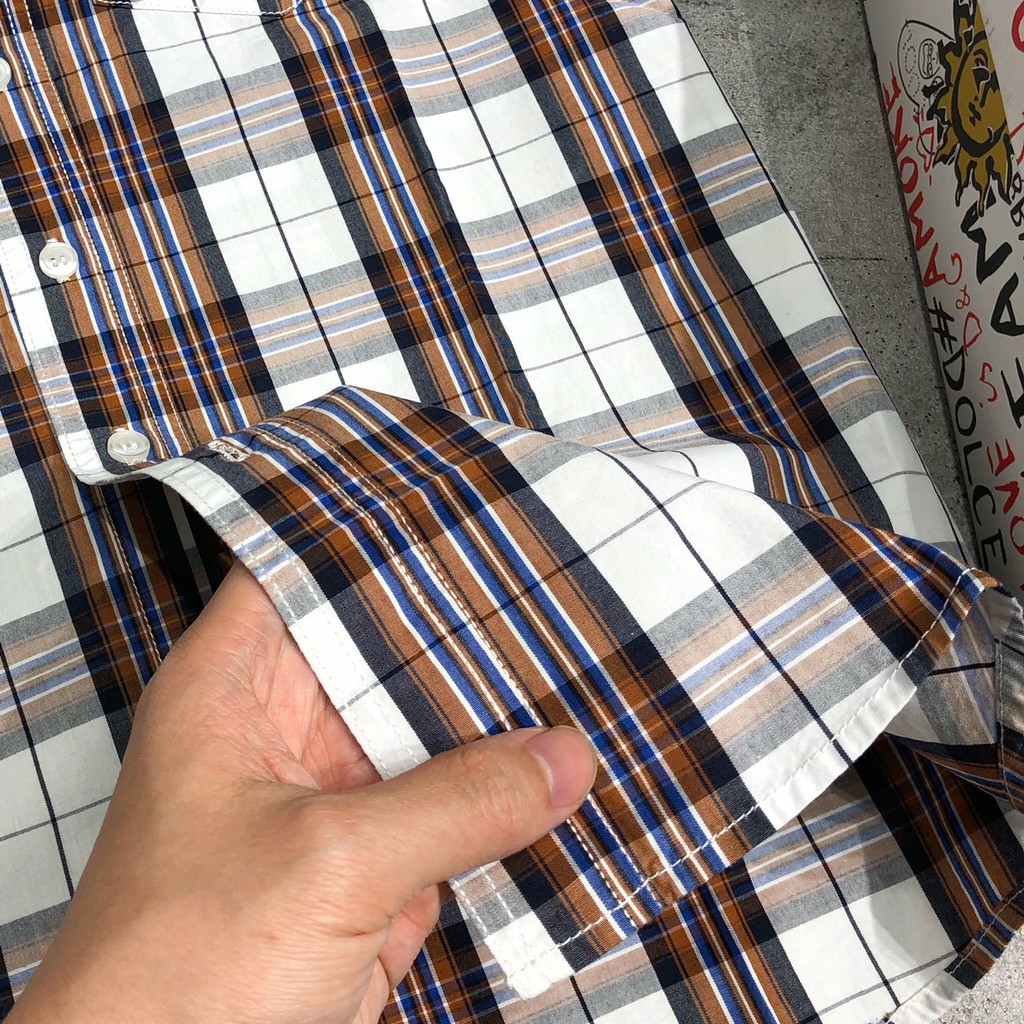 Áo sơ mi kẻ caro ngắn tay nam công sở bigsize cao cấp xuất khẩu SMHOL - 09