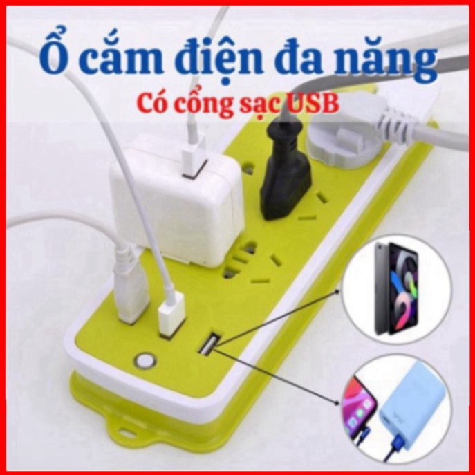 Ổ cắm điện đa năng chống giật 9 ổ tiện lợi - An toàn khi sử dụng