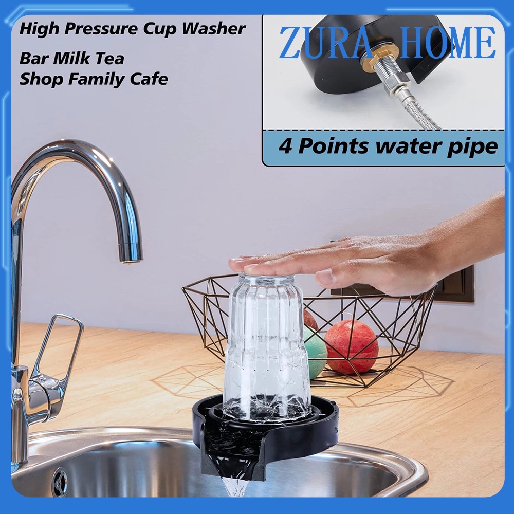 Máy rửa cốc áp suất cao Hoàn toàn tự động Với đường nước 60cm，dụng cụ vệ sinh nhà bếp