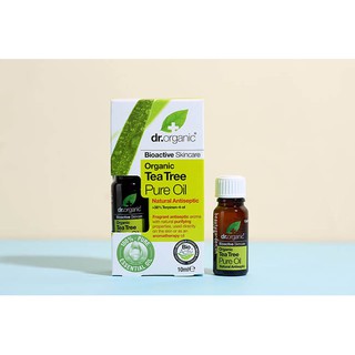 Tinh dầu tràm + sữa rửa mặt tràm trà Dr. Organic