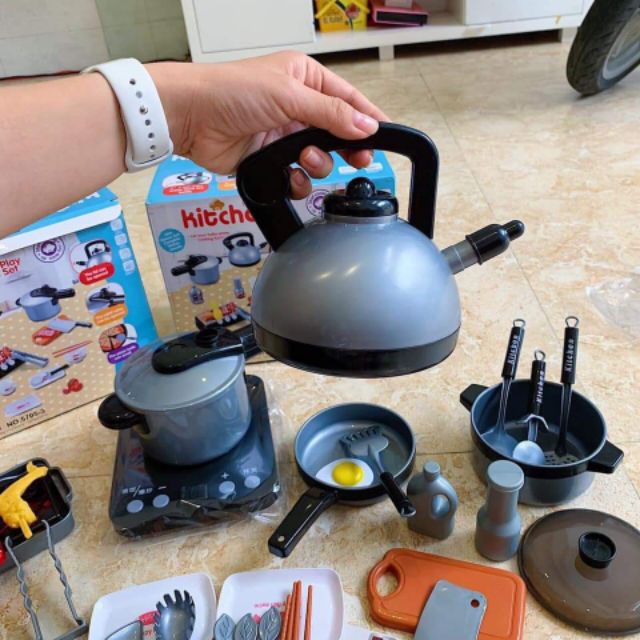 Bộ đồ chơi nấu ăn nhà bếp 36 món cho bé cực đẹp