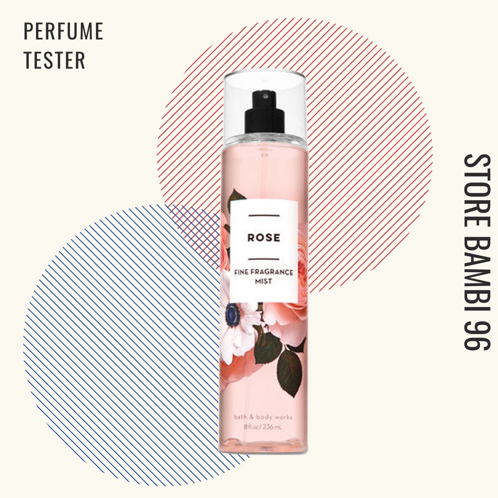 💖 𝘽𝘼𝙈𝘽𝙄 💖 Xịt thơm toàn thân ROSE 236ml Body mist BBW BEST SELLER Bath and Body Works
