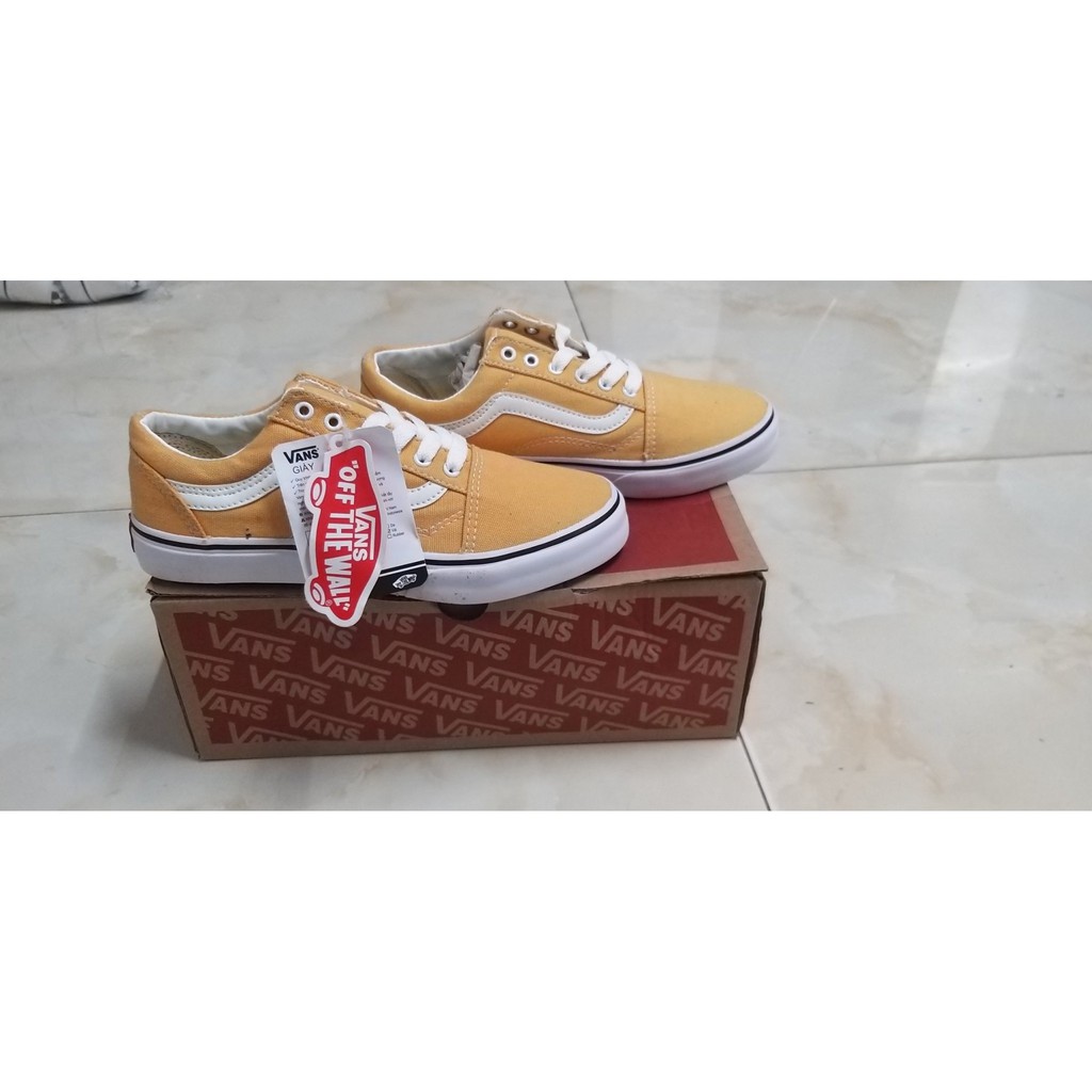 -Giày sneaker old vàng-hàng Việt Nam Xuất Khẩu Full hộp đẹp