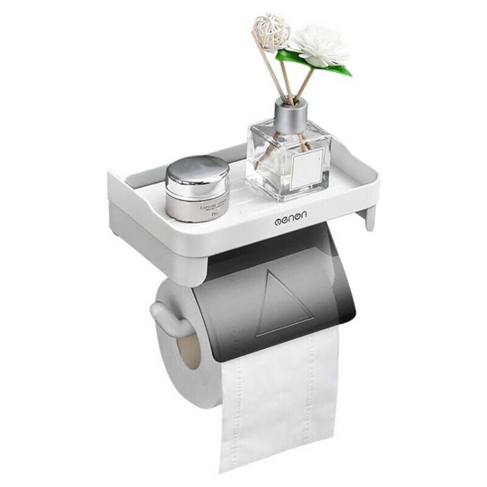 Giá Đỡ Cuộn Giấy Vệ Sinh Đa Năng Chống Nước Không Cần Đục Lỗ 1 Cái