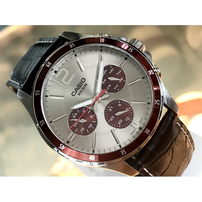 Đồng hồ nam Casio MTP-1374L-7A1V chính hãng - Chống nước , bảo hành 12 tháng