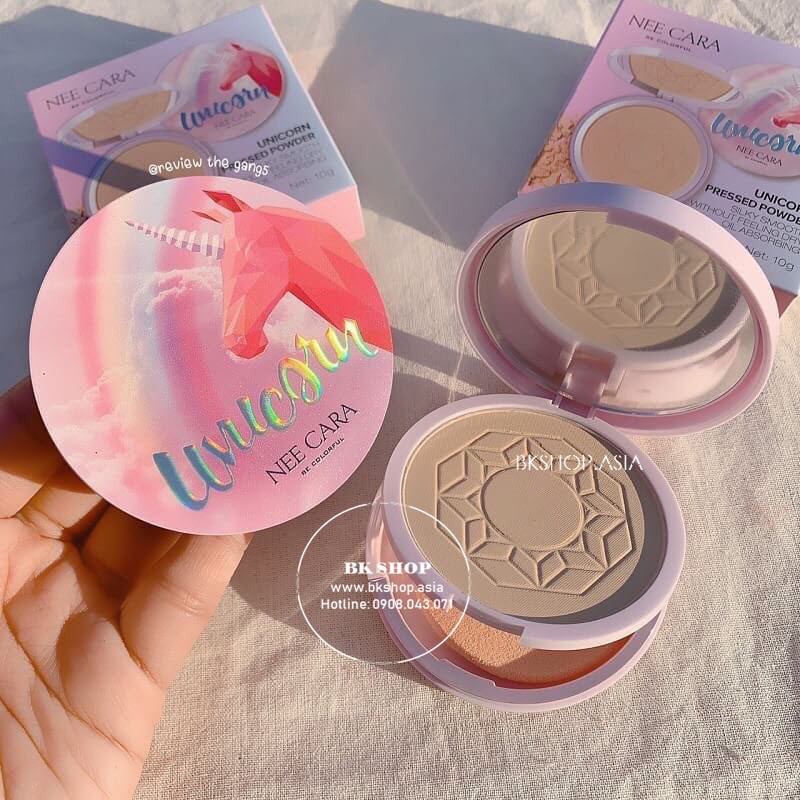 PHẤN PHỦ MỎNG MỊN NEE CARA UNICORN PRESSED N663 CHÍNH HÃNG - 7533