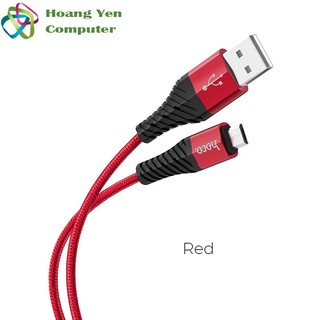 [1M] Cáp Sạc MICRO USB Hoco X38 Dài 1M Dây Dù Cho Android - BH 3 Tháng 1 đổi 1 (MÀU SẮC NGẪU NHIÊN)