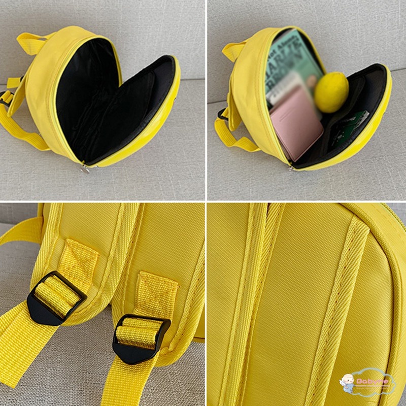 Balo Đi Học Hình Quả Trứng Hoạt Hình Dễ Thương Cho Trẻ Mẫu Giáo 1-3 Tuổi