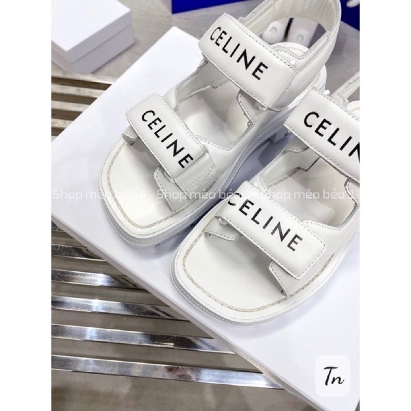 Sandal thể thao cl quai dán ngang đế cao fullbox