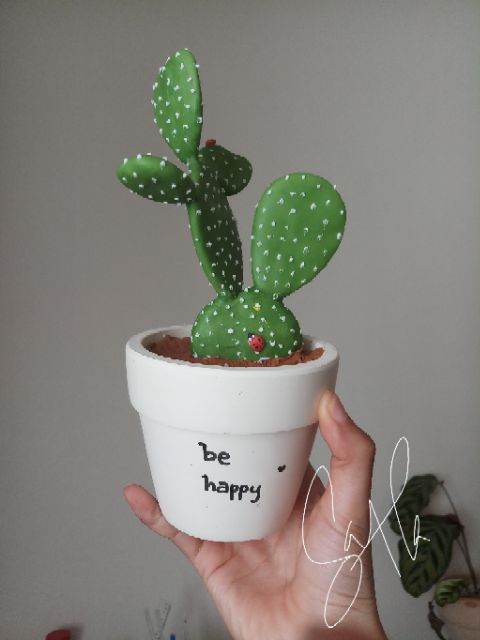 Sen đá đất sét size 9cm