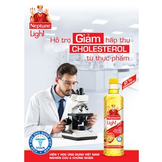[Combo 3 Chai] Dầu ăn Neptune Light 1L