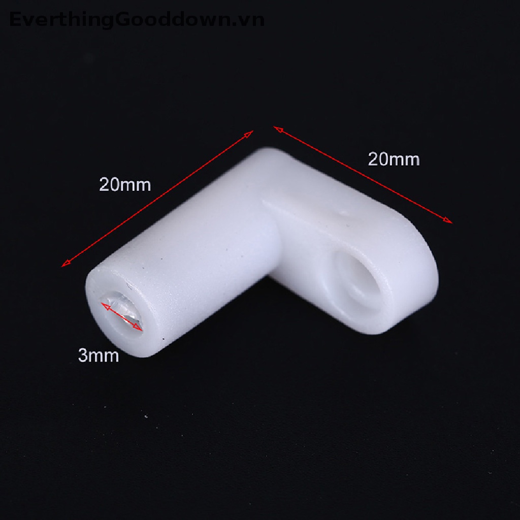 Everthingood Set 10 Chân Đế Nhựa Chữ L 20mm Kèm Ốc Vít Cố Định