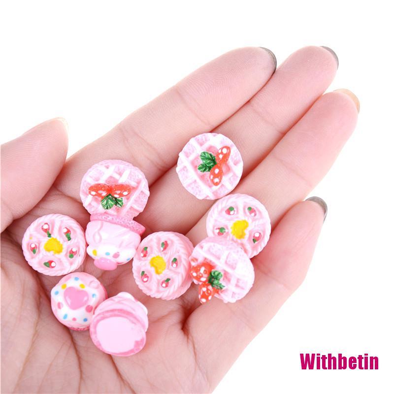 Set 3 Mô Hình Bánh Kem Mini Dễ Thương Trang Trí Nhà Búp Bê Tỉ Lệ 1: 12