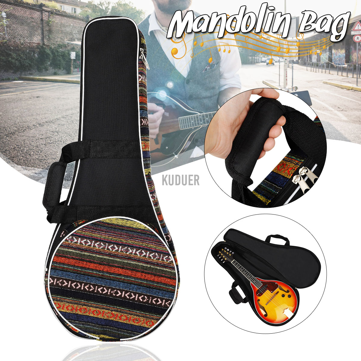 Túi Đựng Đàn Mandolin Chất Liệu Cotton